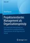 Image for Projektorientiertes Management als Organisationsprinzip