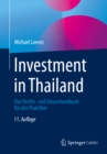Image for Investment in Thailand: Das Rechts- Und Steuerhandbuch Fur Den Praktiker