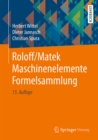Image for Roloff/matek Maschinenelemente Formelsammlung