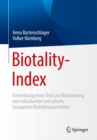 Image for Biotality-index: Entwicklung Eines Tests Zur Bestimmung Von Individuellen Und Arbeitsbezogenen Vitalitatsparametern