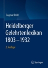 Image for Heidelberger Gelehrtenlexikon 1803-1932
