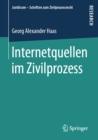 Image for Internetquellen Im Zivilprozess