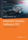 Image for Automotive Acoustics Conference 2015 : 3. Internationale ATZ-Fachtagung