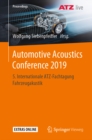 Image for Automotive Acoustics Conference 2019: 5. Internationale ATZ-Fachtagung Fahrzeugakustik