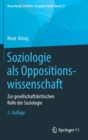 Image for Soziologie als Oppositionswissenschaft : Zur gesellschaftskritischen Rolle der Soziologie