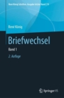 Image for Briefwechsel: Band 1 : 19