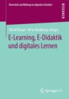 Image for E-Learning, E-Didaktik und digitales Lernen