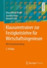 Image for Klausurentrainer Zur Festigkeitslehre Fur Wirtschaftsingenieure: Mit Formelsammlung