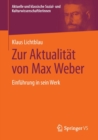 Image for Zur Aktualitat von Max Weber