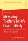 Image for Measuring Teachers’ Beliefs Quantitatively