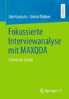 Image for Fokussierte Interviewanalyse mit MAXQDA