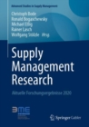 Image for Supply Management Research : Aktuelle Forschungsergebnisse 2020