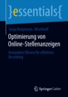 Image for Optimierung Von Online-Stellenanzeigen: Kompaktes Wissen Fur Effektives Recruiting