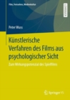 Image for Kunstlerische Verfahren des Films aus psychologischer Sicht