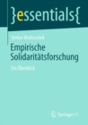 Image for Empirische Solidaritatsforschung: Ein Uberblick
