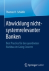 Image for Abwicklung Nicht-Systemrelevanter Banken: Best Practice Fur Den Geordneten Ruckbau Im Going Concern