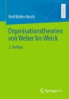 Image for Organisationstheorien Von Weber Bis Weick