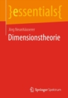 Image for Dimensionstheorie