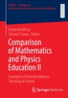 Image for Comparison of mathematics and physics educationII,: Examples of interdisciplinary teaching at school