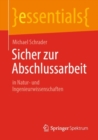 Image for Sicher Zur Abschlussarbeit: In Natur- Und Ingenieurwissenschaften