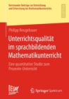 Image for Unterrichtsqualitat Im Sprachbildenden Mathematikunterricht: Eine Quantitative Studie Zum Prozente-Unterricht