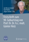 Image for Festschrift Zum 90. Geburtstag Von Prof. Dr. Dr. H.c. Mult. Günter Hotz