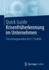 Image for Quick Guide Krisenfruherkennung Im Unternehmen: Umsetzungsansatze Fur 1 StaRUG