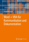 Image for Word + VBA Fur Kommunikation Und Dokumentation