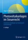 Image for Photovoltaikanlagen Im Steuerrecht: Steuerliche Grundlagen Zur Nutzung Der Sonnenenergie