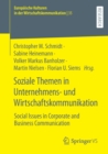 Image for Soziale Themen in Unternehmens- und Wirtschaftskommunikation : Social Issues in Corporate and Business Communication