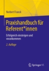 Image for Praxishandbuch fur Referent*innen
