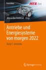 Image for Antriebe Und Energiesysteme Von Morgen 2022: Band 1: Antriebe