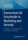 Image for Datenschutz fur Entscheider in Marketing und Vertrieb
