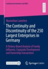 Image for The Continuity and Discontinuity of the 250 Largest Enterprises in Germany