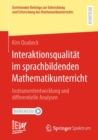 Image for Interaktionsqualitat im sprachbildenden Mathematikunterricht : Instrumententwicklung und differentielle Analysen