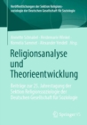 Image for Religionsanalyse und Theorieentwicklung