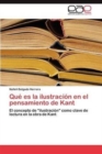 Image for Que Es La Ilustracion En El Pensamiento de Kant
