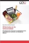 Image for Ortorexia En La Universidad