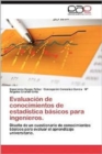 Image for Evaluacion de Conocimientos de Estadistica Basicos Para Ingenieros.