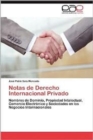 Image for Notas de Derecho Internacional Privado