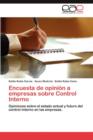 Image for Encuesta de Opinion a Empresas Sobre Control Interno