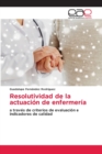 Image for Resolutividad de la actuacion de enfermeria