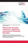Image for Desarrollo del pais convoca a aperturar carreras en Ciencias Sociales