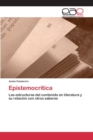 Image for Epistemocritica