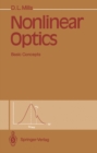 Image for Nonlinear Optics: Basic Concepts