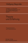 Image for Theorie Und Erfahrung: Zweiter Halbband Theorienstrukturen Und Theoriendynamik