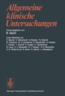 Image for Allgemeine klinische Untersuchungen