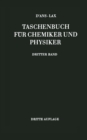 Image for D&#39;ans-lax Taschenbuch Fur Chemiker Und Physiker: Band Iii Eigenschaften Von Atomen Und Molekeln