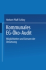 Image for Kommunales EG-Oko-Audit: Moglichkeiten und Grenzen der Umsetzung