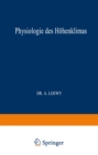 Image for Physiologie des Hohenklimas